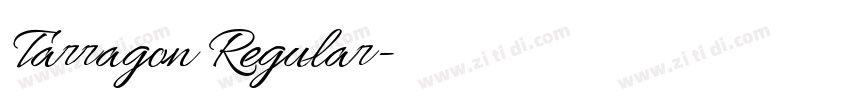 Tarragon Regular字体转换 Tarragon Regular字体转换
